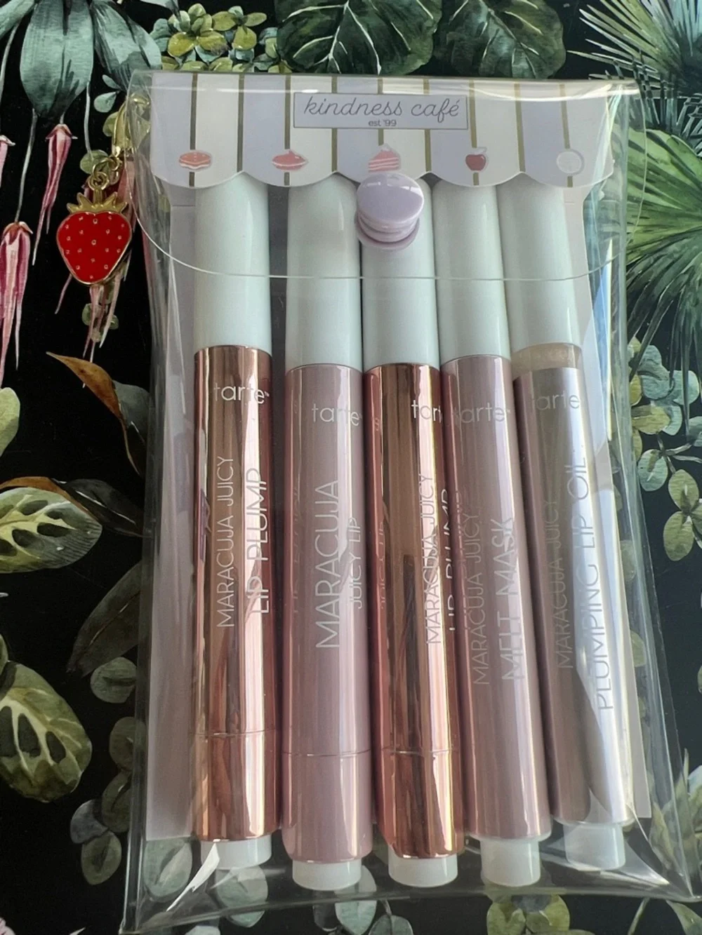 SET OF 5 Tarte Sweet Indulgences Maracuja Juicy Lip Vault ~ NEW Kindness Cafe!!!